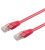 Goobay 0.50m 2xRJ-45 Cable networking cable Magenta Cat6
