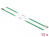 DeLOCK 18803 kabelbinder Staal Groen 10 stuk(s)