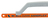 Bahco 208 sierra Sierra de arco 25 cm Gris, Naranja