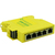 Brainboxes SW-515 network switch Unmanaged Gigabit Ethernet (10/100/1000) Yellow