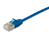 Equip Cat.6A F/FTP Slim Patch Cable, 3m, Blue