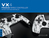 Gioteck VX4 Czarny, Biały USB Gamepad Analogowa/Cyfrowa PlayStation 4