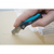 HAZET Mini utility knife Zwart, Lichtblauw