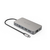 HYPER HDM1H notebook dock & poortreplicator USB 3.2 Gen 1 (3.1 Gen 1) Type-C Roestvrijstaal