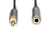Digitus Cable de prolongación de audio, conector macho de 3,5 mm a conector hembra de 3,5 mm