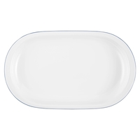 Seltmann Platte oval 33 cm, Form: Compact, Dekor: 10795 Blaurand