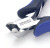 clipping - schmitz electronic oblique cutter ESD straight head - fine bevel - 4.3/4"