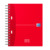 Oxford Office Essentials A5+ Hardover doppelspiralgebundenes European Book 4, 5 mm kariert, 100 Blatt, sortierte Farben, SCRIBZEE® kompatibel