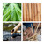 Relaxdays Aufsatzwaschbecken rund, massives Waschbecken aus Bambus, ohne Hahnhloch, Design, Bad & Gäste WC, ∅43cm, natur