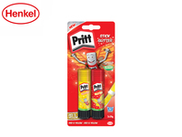 Pritt Alleskleber Glitzer Klebestift rot/gelb, ohne Lösungsmittel, mit 20 g