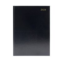 Desk Diary 2 DPP A5 Black 2024 KFA52BK24