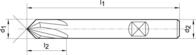 Artikeldetailsicht FORMAT FORMAT Entgratfräser NC DIN 6527 VHM 120G 4,0mm