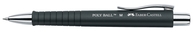 Kugelschreiber POLY BALL, Mine: M, Schaftfarbe: schwarz