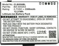 Battery for CipherLab Scanner 12Wh Li-ion 3.7V 3300mAh Black, CP50, CP55 Drucker & Scanner Ersatzteile