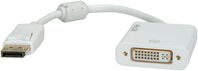 Video Cable Adapter 0.15 M , Displayport Dvi-D White ,