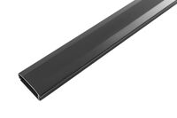 Aluminum cable cover black, 110x6x2cm Kábelvédok