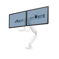 Eppa Dual Crossbar Monitor , Arm - White ,