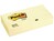 Post-it® Notes Canary Yellow™, Gelinieerd, 76 x 76 mm, Geel (pak 6 x 100 vel)