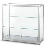 Half height glass cabinet