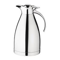 Olympia Vacuum Jug with Lid - Dual Wall - Stainless Steel - 1.5 Ltr