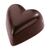 Schneider Chocolate Mould in Clear with Hearts Shape - Shock Resistant