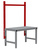 Aufbauportal ohne Ausleger für MULTIPLAN Anbautische mit einer Tischbreite von 1500, Nutzhöhe 1254 mm, in Rubinrot RAL 3003 | PPK8038.3003