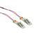 ROLINE Glasvezel kabel, dun, 50/125µm OM4, LSOH, LC/LC, violet, 1 m