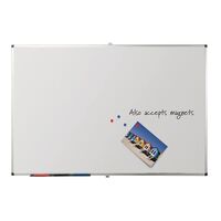 WriteOn® magnetic whiteboard - 2400 x 1200mm