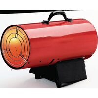 Portable propane gas fired space heaters