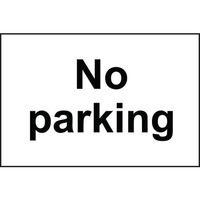 No parking sign