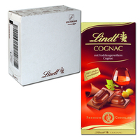 Lindt Cognac Schokolade 100g, 12 Tafeln