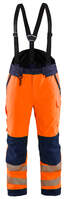 High Vis Winterhose 1875 orange/marineblau