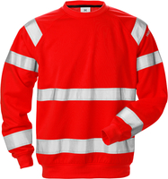 High Vis Sweatshirt Kl.3 7446 SHV Warnschutz-rot Gr. S