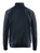Sweatshirt mit Half Zip dunkel marineblau - Rückansicht
