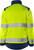 High Vis Green Jacke Damen Kl. 3, 4068 GPLU Warnschutz-gelb/marine - Rückansicht