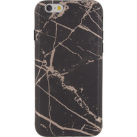 Xccess TPU Case Apple iPhone 6/6S Marble Electroplating Black