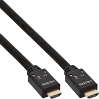 - HDMI Aktiv-Kabel, HDMI-High Speed mit Ethernet, 4K2K, Stecker / Stecker, schwa