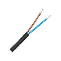UniStrand 2 Core 1mm 10A 3182Y PVC Black Mains Power Cable 100M Reel