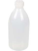 Narrow neck bottles bio with screw cap green LDPE