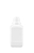 Square shape bottles 250 ml HDPE white without closure