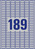 Typenschild-Etiketten, A4, 25,4 x 10 mm, 20 Bogen/3.780 Etiketten, silber