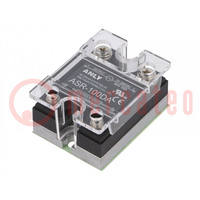 Relay: solid state; Ucntrl: 4÷32VDC; 100A; 24÷280VAC; ASR; 1-phase