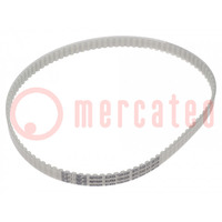 Timing belt; AT5; W: 10mm; H: 2.7mm; Lw: 500mm; Tooth height: 1.2mm