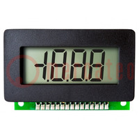 Voltmeter; digitaal,montage; 0÷200mV; op paneel; LCD; 3,5 cijfers