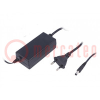 Power supply: switched-mode; 12VDC; 3A; Out: 5,5/2,5; 36W; 0÷40°C