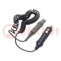 Car charger; Plug: plug for car lighter socket; MPU-1-PL