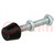 Clamping bolt; Thread: M5; Base dia: 10mm; Kind of tip: flat