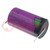 Battery: lithium (LTC); 3.6V; D; 19000mAh; non-rechargeable