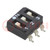 Switch: DIP-SWITCH; Poles number: 3; OFF-ON; 0.025A/24VDC; Pos: 2