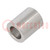 Spacer sleeve; 12mm; cylindrical; stainless steel; Out.diam: 10mm